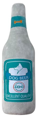 Générique Jouets à Coupelle pour Chien | Jeu en Forme de Bouteille de Vin,Jouet en Peluche pour Chien,pour Stimulation Mentale Chiot Et Activité Physique Renforcement Caisse