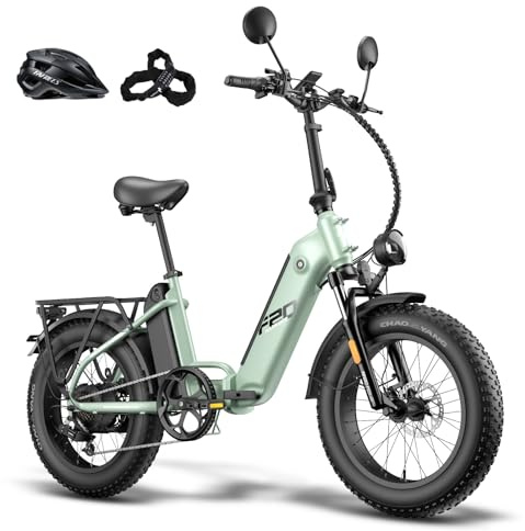 Fafrees FF20 Polar, E Bike Klapprad 20 * 4.0 Zoll, Elektrofahrrad Ebike Herren Damen 24Ah/26.8Ah Akku, Upgrade Hydraulische Bremsen Fatbike Reichweite 150km/170km