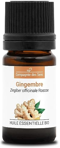ZENZERO (Zingiber officinale) BIO - 5mL - Olio Essenziale di Qualità Premium - 100% Puro, Naturale, Garantito ChromaCert® - Chemiotipizzato & Integrale
