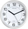 Unilux Wanduhr Magnetisch Attraction, 22 cm, lautlos, silbergrau, Grau