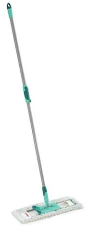 Leifheit Mopa Profi XL Cotton Plus con Palo telescópico de Acero, mopa Profesional con Funda de Lavado, mopa fregasuelos con articulación móvil de 360°