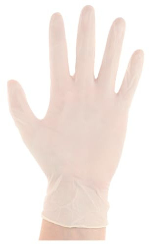 Sorbo 211408 Gants jetables en latex Blanc Taille unique