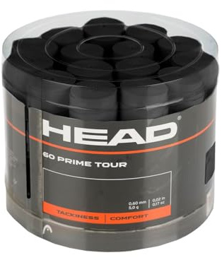 HEAD Prime Tour 60 pcs Pack Black Overgrip