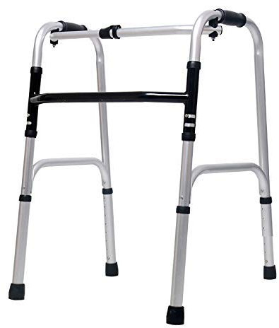SYue Stehender Rehabilitations-faltbarer Gehwagen Älterer medizinischer Handlaufrahmen Tragbarer medizinischer Gehwagen mit verstellbarer Höhe für behinderte Personenkrücke It's so kind of you