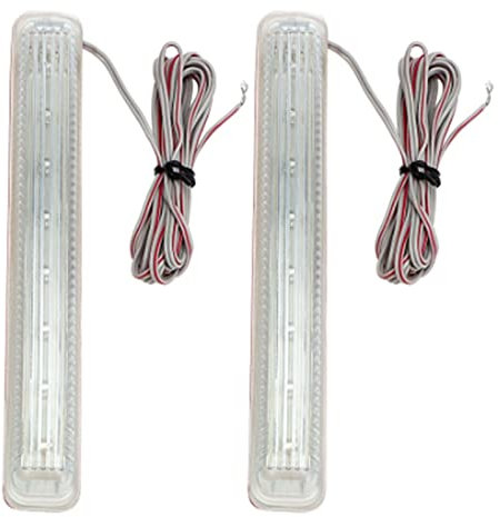 Marker Lights 2 Stücke Universal Auto Blinker Auto Rückspiegel Anzeigelampe Blinkende FPC Gelb 9 SMD Bernstein Lichtquelle