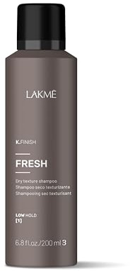 Lakme K.FINISH FRESH Champu seco Dry Shampoo Espuma en Seco, Textura Flexible y Volumen, Shampoo en Seco para Todos los Tipos de Cabello, Fragancia Refrescante con Protección UV y contra Polución