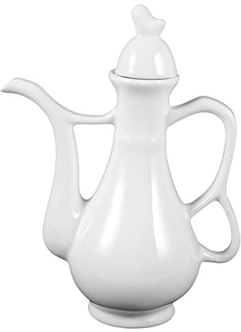 MAGICLULU Huadiao Wine Pot Ceramic Wine Jug Chinese Style Portable for Home Restaurant