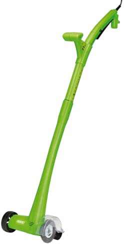 Draper Balai désherbant électrique pour enlever sans Effort Les Mauvaises Herbes, la Mousse et la saleté des patios, allées et chemins - 84746 - Comprend 2 brosses - 140 W
