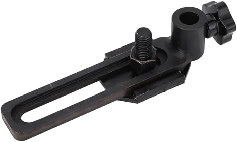 DEWIN Drehmaschinen-Werkzeughalterbasis, Holzdrehmaschinen-Werkzeugauflage-Halterbasis, 25 Mm Lochdurchmesser Holzbearbeitungs-Drehmaschine-Werkzeughalterbasis für