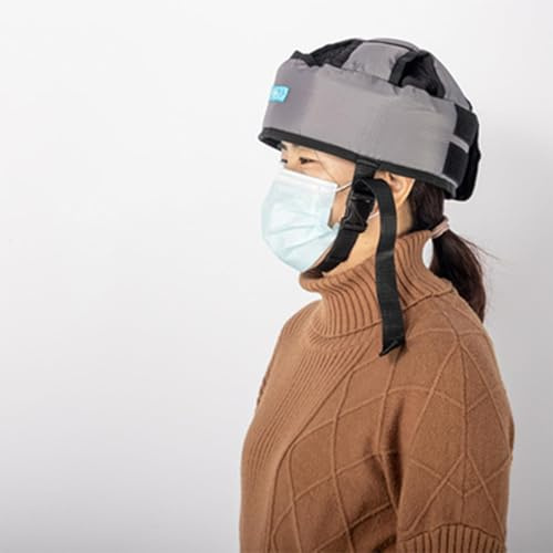 MEOYCHB Head Protection Cap Safety Helmet, Soft Helmet For Epilepsy Seizures Prevent Head Injuries, Adjustable Thick Soft Protective Hat(Color:No ear protection)