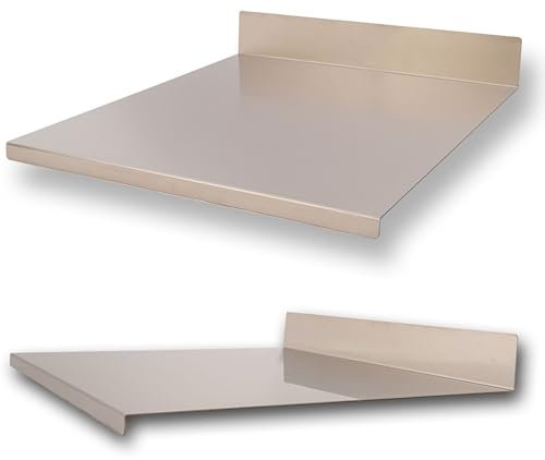 Bonussi Tagliere Spianatoia per Alimenti Professionale con Alzatina 40x50 AISI 304