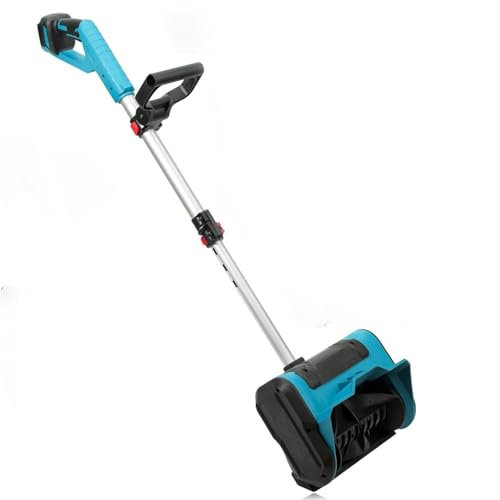 ANGDI Pala da Neve elettrica Senza Fili, spazzaneve a Batteria con Caricabatterie, Impugnatura Regolabile da 95-130 cm, Strumento per la Pulizia della Neve per Uso Domestico, Pala da Neve Larga 25 cm
