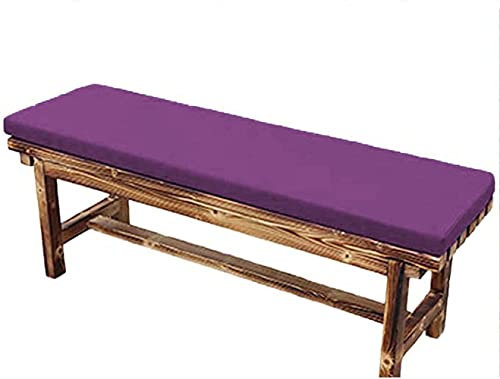 Wasserabweisendes Kissen für Gartenbank, 200 x 50 cm, weich und bequem, für 2- und 3-Sitzer-Bank, Terrasse, Rasen und Schaukelbank, Kissen