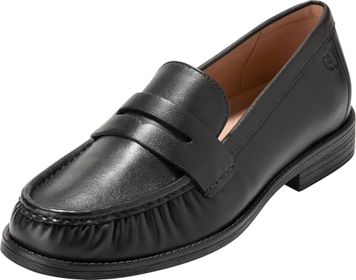 Cole Haan Women's Stassi Soft Loafer, Black Leather, 9.5-B US