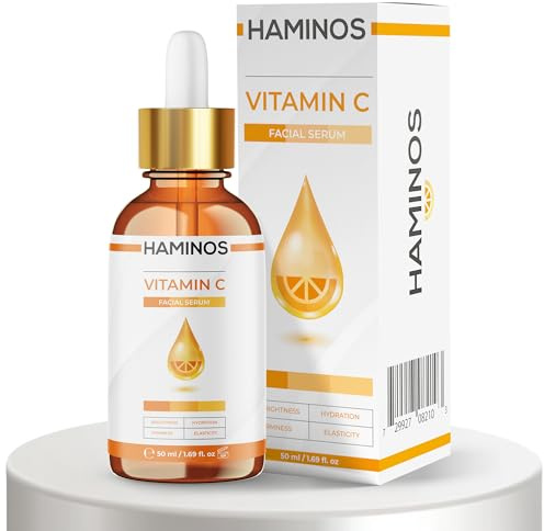 Siero Vitamina C BIO E VEGANO con Niacinamide, Acido Ialuronico e Peptidi – Illuminante, Tonificante, Idratante, Antimacchie e Antiossidante - FORMULA UNICA (50 ml)