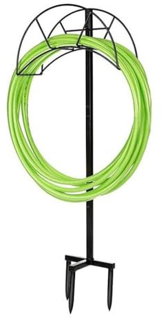 Gartenschlauchhalter Metall, Schlauchhalter Geräteschuppen Schwerlast Gartenschlauchständer Schlauch Halter Stehend, Hof, Rasen
