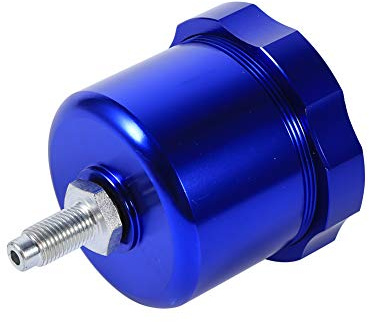 EBTOOLS Serbatoio del Fluido per Olio Freno Idraulico a Mano Idraulica Universale | Alluminio di Alta qualità | Facile Installazione | Blu (Blue)