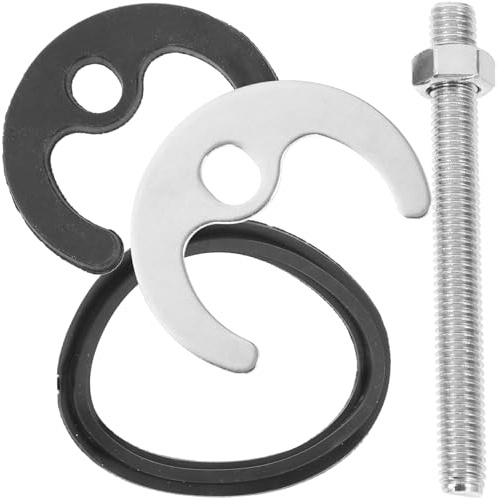 NAMOARLY Kit Fixation Robinet de Cuisine Inox Antidéserrement Accessoire pour Robinet Mitigeur à Unique Montage Sécurisé pour Évier et Lavabo