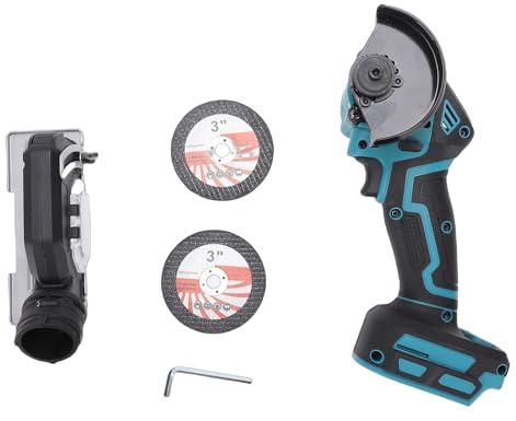 Kelawoly Cordless Mini Circular Saw, 3 Inch Electric Cutting Saw with Dust Cover 19000 RPM Motor Battery Compatible for Wood, Metal Plastic DIY Home Repair
