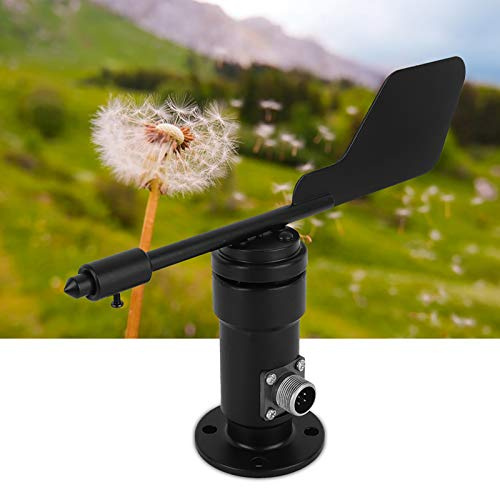 Acouto Estación Meteorológica y Accesorios Sensor de Dirección Anemómetro de Veleta con Interfaz RS485 para Monitoreo de Estación Meteorológica de Jardín Actividades Al Aire Libre Aleación de Aluminio