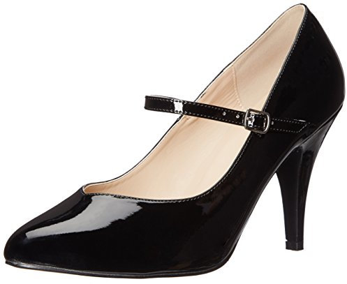 Pleaser Damen Dre428/b Dress Pump, Schwarz (schwarzer Lack), 49 EU