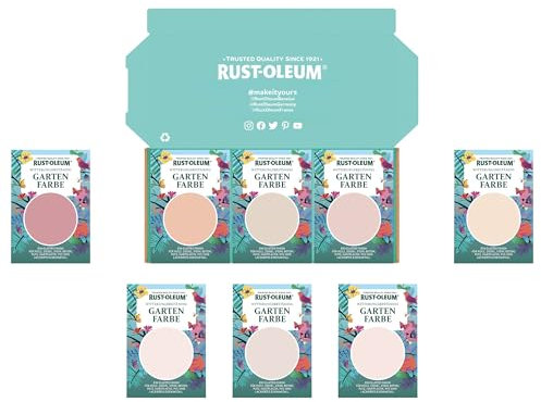 Rust-Oleum Holzfarbe Für Aussen Testerbox - Süße Rosatöne - Seidenglanz
