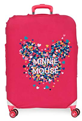 Disney Funda para Maleta Mediana Minnie, Fucsia