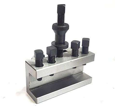Assorts Dickson S2/T2 Quick Change Tool Post Standard Holder – Fits Colchester Student/Master & Harrison Lathes – 98×98×72 mm Block – Hardened Tool Steel – 28 mm Capacity