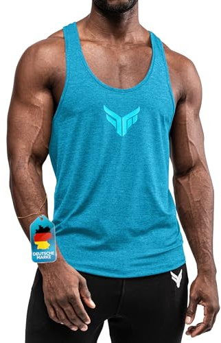 Fitness Method® Tank Top Herren - Extra Funktionelle Sport Bekleidung - verringert erheblich die Schweißbildung - Stringer Tanktop