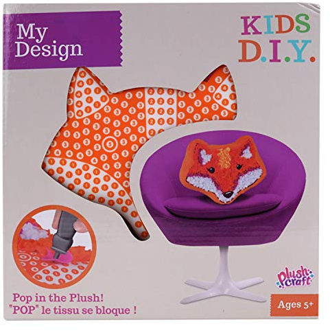 ORB - Plush Craft Kissen Fuchs zum Dekorieren DIY – 14235-25,5 cm – ab 5 Jahren