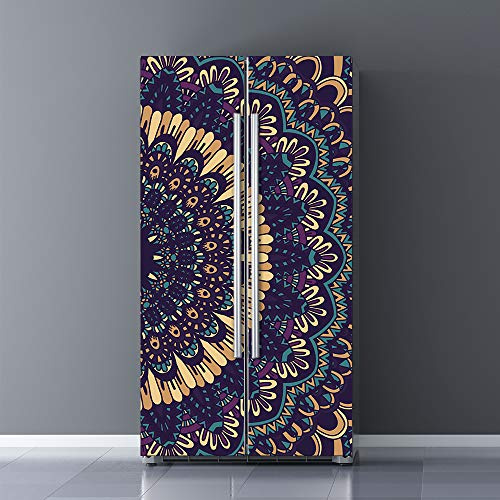 Adesivo 3D in vinile per porta, autoadesivo, rimovibile, in vinile, decorazione per la casa, decorazione per porte, frigorifero, poster, carta da parete, 32,3 x 78,7/82 x 200 cm