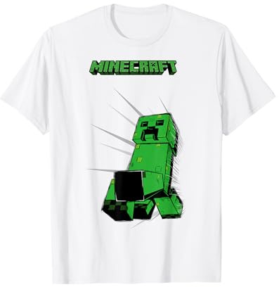 Minecraft Creeper On The Move T-Shirt