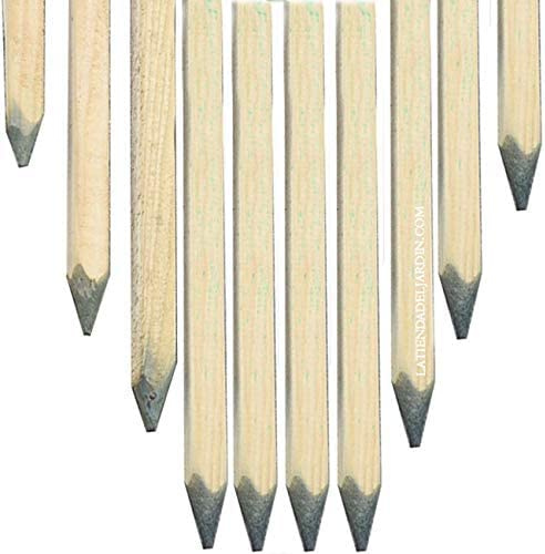 Suinga 20 x POTEAU TUTEUR EN BOIS 180 cm, diamètre 3 cm. Utile pour la construction de clôtures, enclos, écuries, pergolas, etc., ainsi que dans l'agriculture pour le soutien des arbres.