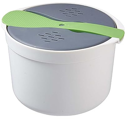 Gralara Cocedor de Pasta para microondas, Arrocera para microondas, para, Verde