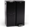 KLARSTEIN Tiyo 3-in-1 Kitchen Bin - 60L Waste Separation, Pedal & Soft-Close Lid, Stainless Steel, Removable Buckets, Labelling Stickers, Black