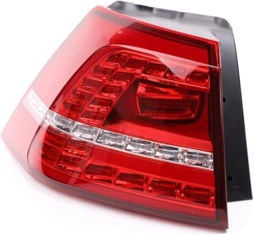 CELECH Auto Rücklicht Komplettsets Für V-W Golf 7 2013-2017,Auto Links Rechts Wasserdichtes Warnlicht Heckleuchte Ersetzen Zubehör,Outer Left