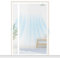 SCREEN DOOR Moustiquaire Porte Fenetre 120x220cm | Moustiquaire Réversible à Ouverture Gauche/Droite, Accès Facile, Protection contre les Insectes – Blanc