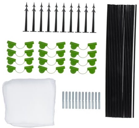 ifundom Kit De Protection Jardin Filet Anti-Oiseaux Et Insectes avec Arceaux pour Plantes Fruits Et Fleurs Ensemble De Maillage