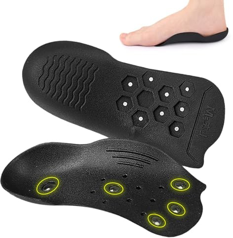 Magnetiska innersulor för | massageinnersulor – skokudde med vaddering, massage, korrigering och stöd för promenader, arbete och stående