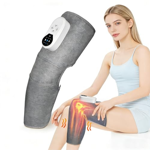 Aohcae Lymphdrainage Gerät Beine, Kabelloses Beinmassagegerät mit Wärme & Kompression, Lymphdrainage Gerät Beine 3 Modi, 3 Intensitätsstufen, Leg Massager, für Durchblutung, Schmerzlinderung