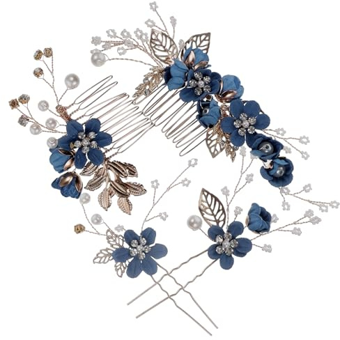 Healifty Eleganter Haarkamm für Mädchen aus Zinklegierung mit Blumenform Modischer Brauthaarschmuck für Verlobung und Alltag Einfach zu Tragen und Stilvoll
