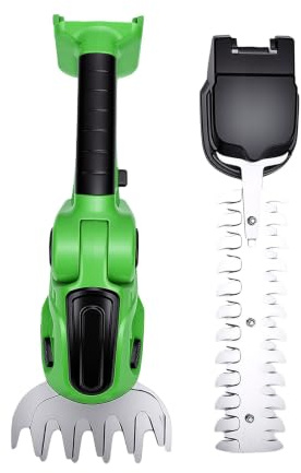 banapoy Tagliasiepi 2 in 1 Senza Fili, Cesoie per Manuali Tagliaerba, Tagliasiepi Elettrico Alimentato a Batteria Cesoie per, Tagliaarbusti per Giardino, Prato