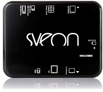 Sveon SCT016M - Multilector de Tarjetas de Memoria, Tarjetas SIM, Compact Flash y DNIe para Windows y Mac