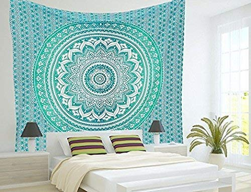 Popular Handicrafts Hippie Mandala Hippie Wandbehang Tapisserie Wandbehang Ombre Wandteppiche Boho