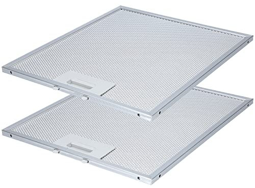 Kenekos - 2x Metallfettfilter für Dunstabzugshaube 305 x 267 mm geeignet für AEG 405525042-9 4055250429, Elica 93952919 GRI0009219A, KIT0010805 Whirlpool C00314158 ARI314158