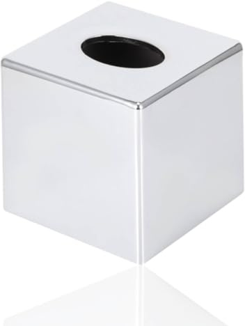 Soporte para pañuelos, Caja de pañuelos Cuadrada para encimeras de tocador de baño, tocadores de Dormitorio, mesitas de Noche, escritorios y mesas