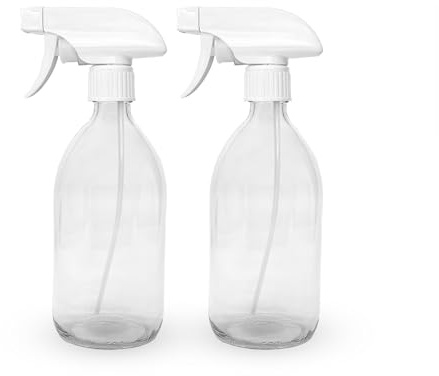 BIOHY Sprayflaska av glas (Set om 2) | Allt-i-ett-specialgödsel för tillväxtfas och blomningsfas | Lämplig för alla sorter