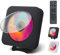 Canareen Lettore CD Portatile Bluetooth, Desktop Lettori CD Player Hifi Stereo con Altoparlante, Lettore Musica Telecomando FM Radio Timer USB AUX Porta Auricolare Per Bambini Regalo, Nero