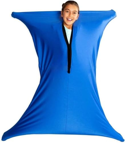 Sinnessack, Körpersocke, Beruhigende Therapiedecke, Sensorisches Spielzeug, Stressabbau, Angst, Autismus, ADHS, ADS, Taktile Gegenstände For Therapeutisches Spielen, Körperkapsel(Navy blau,S)