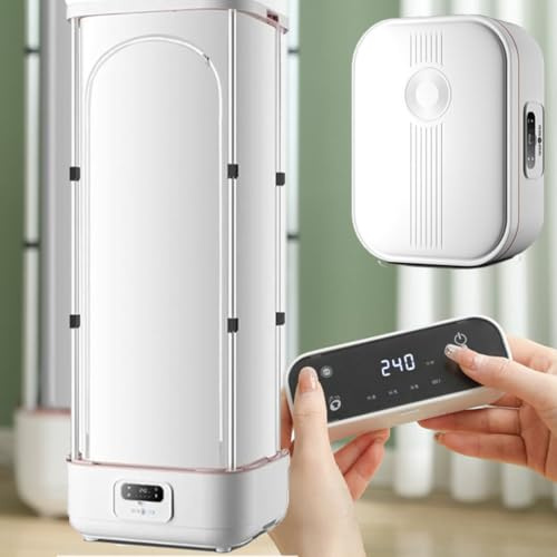 Secadora portátil Secadora de ropa eléctrica con calefacción, máquina de planchado automático, secadora de ropa, máquina de secado a vapor, portátil, para el hogar, máquina para planchar rop